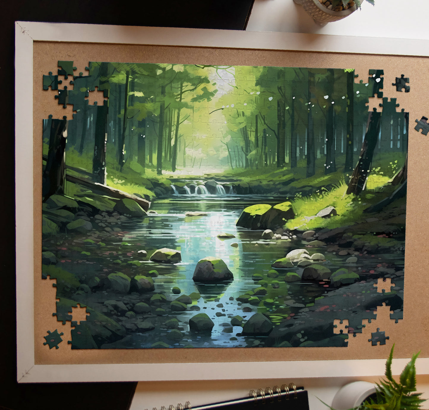 Tranquil Forest Creek Jigsaw Puzzle