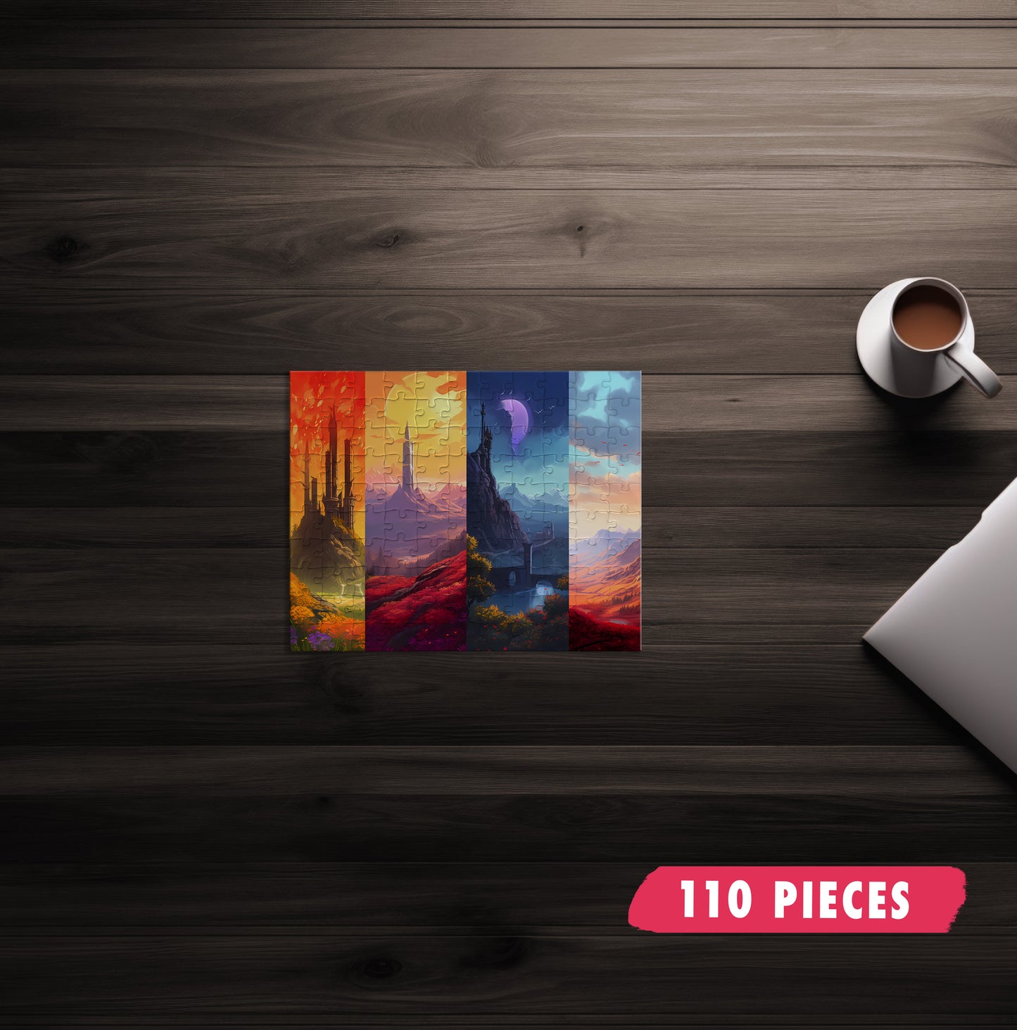 Four Frame Landscape Jigsaw Puzzle