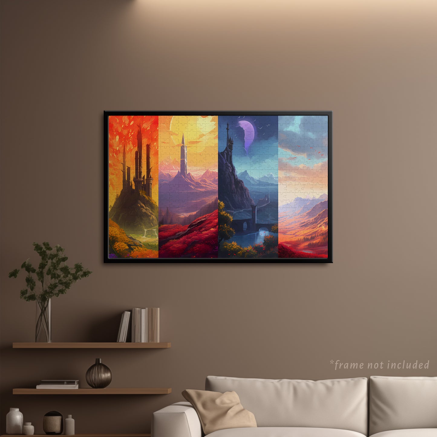 Four Frame Landscape Jigsaw Puzzle