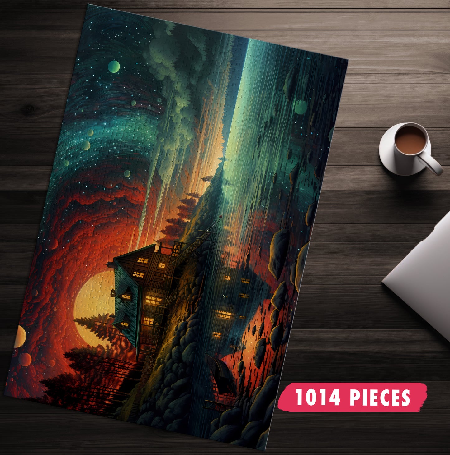 Galaxy Lake Jigsaw Puzzle