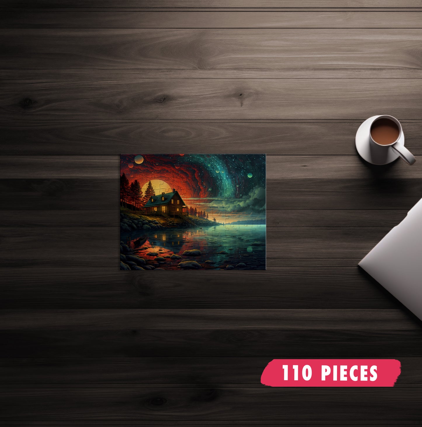 Galaxy Lake Jigsaw Puzzle