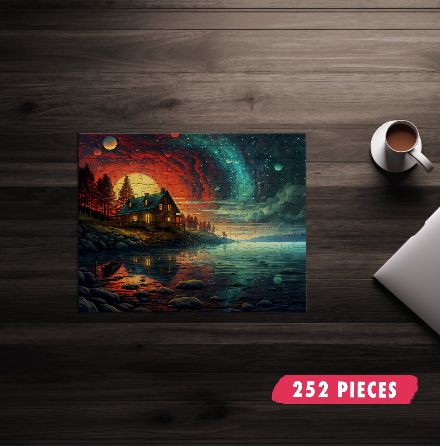 Galaxy Lake Jigsaw Puzzle