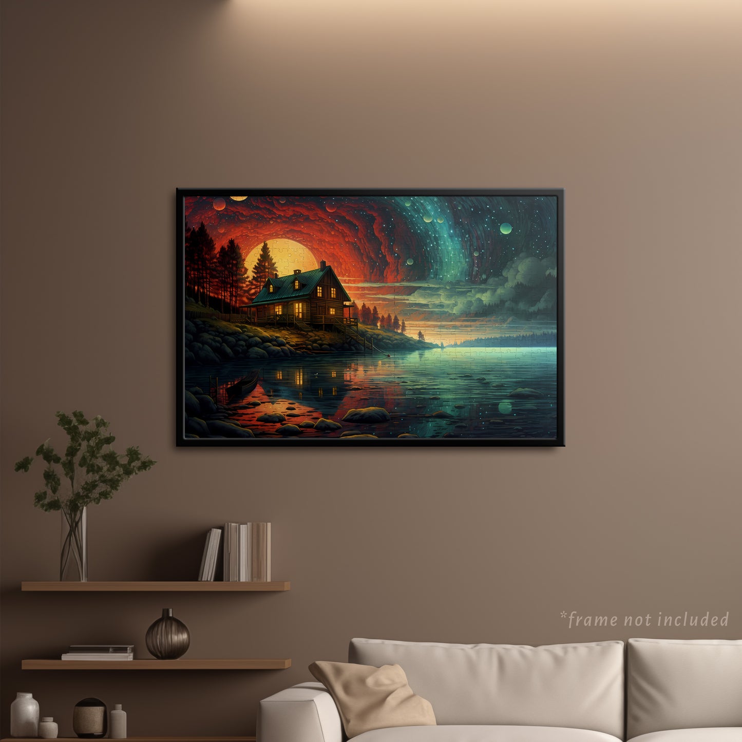 Galaxy Lake Jigsaw Puzzle