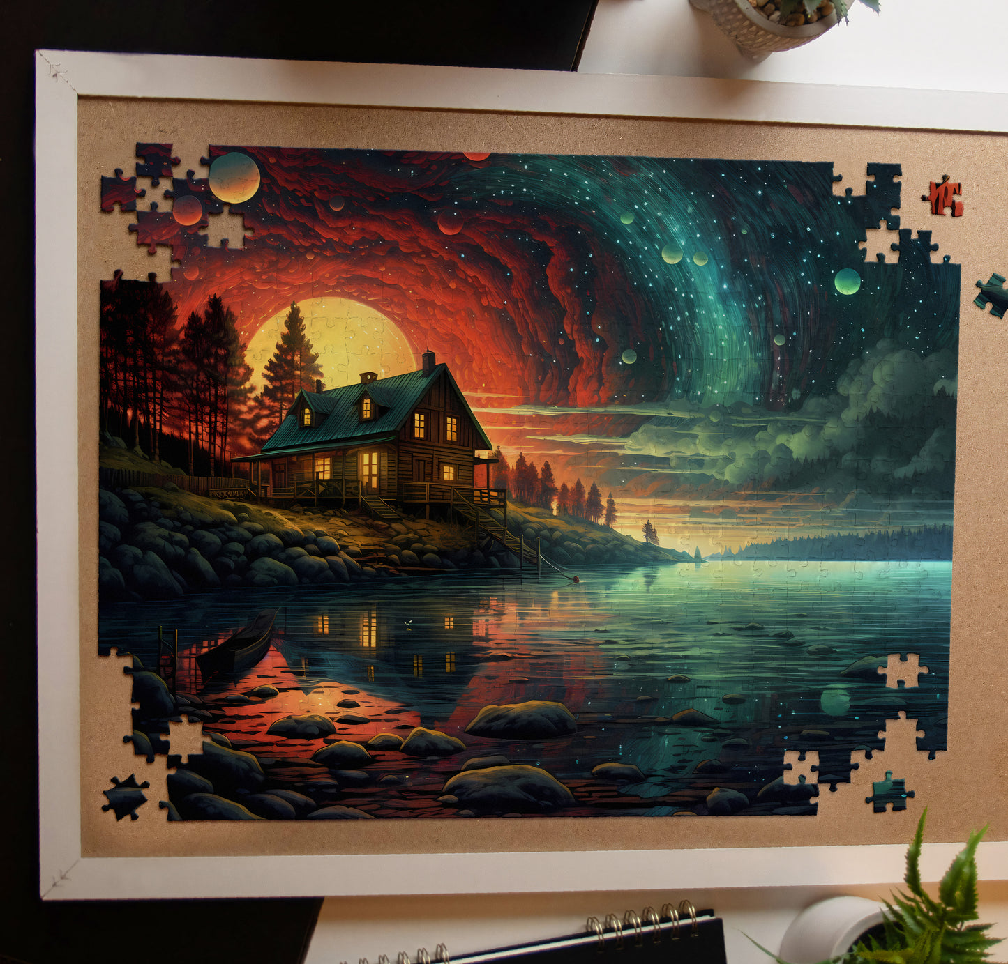 Galaxy Lake Jigsaw Puzzle