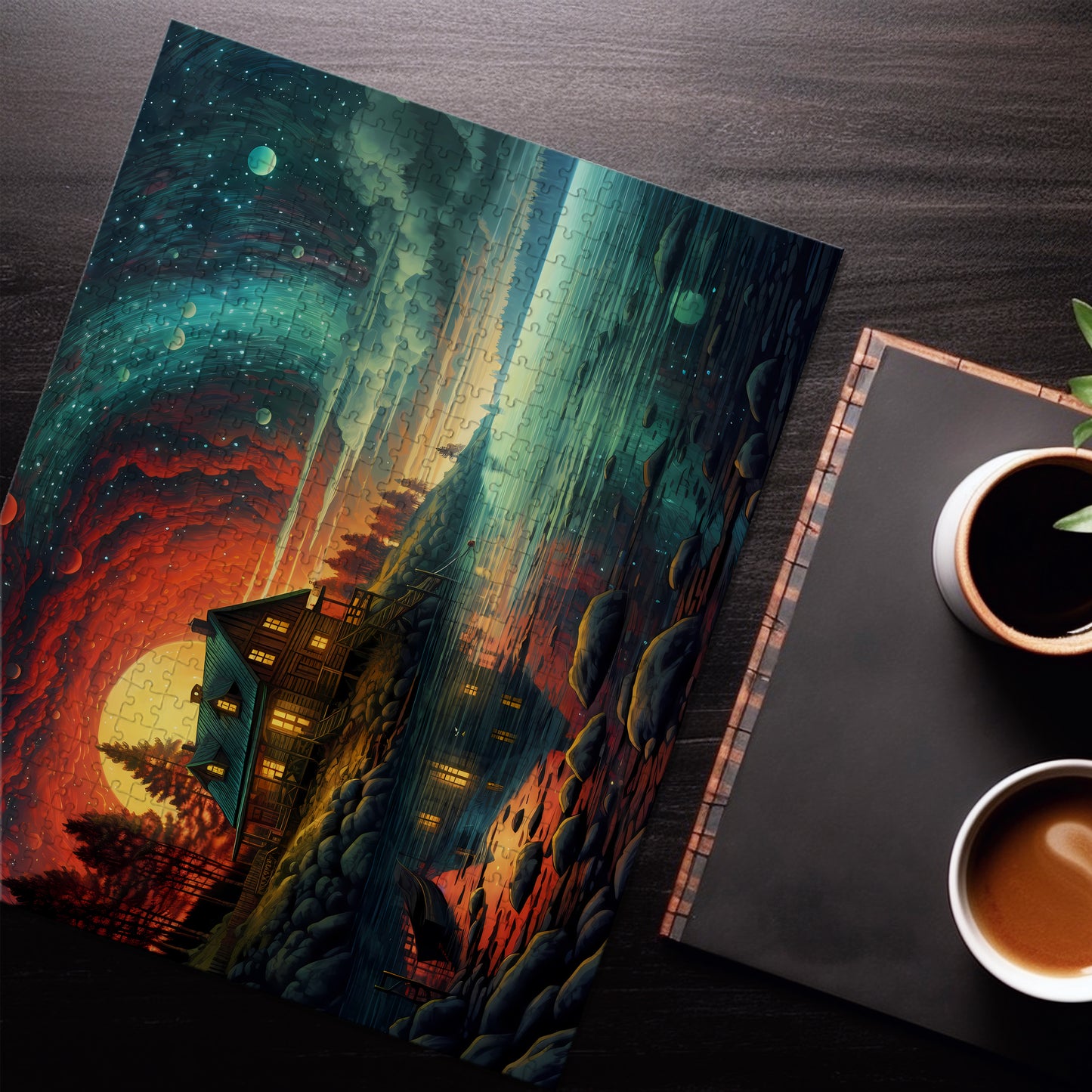 Galaxy Lake Jigsaw Puzzle