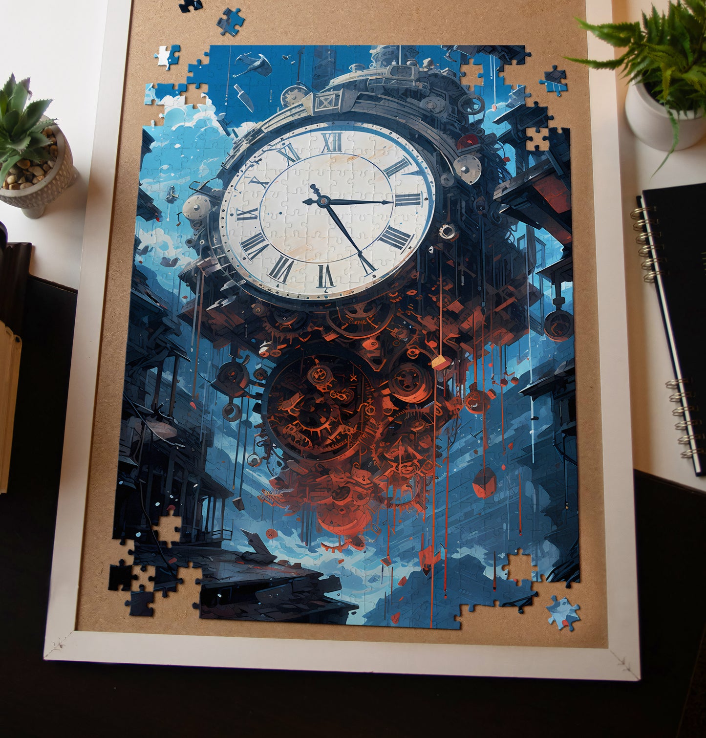 Steampunk Clock Jigsaw Puzzle