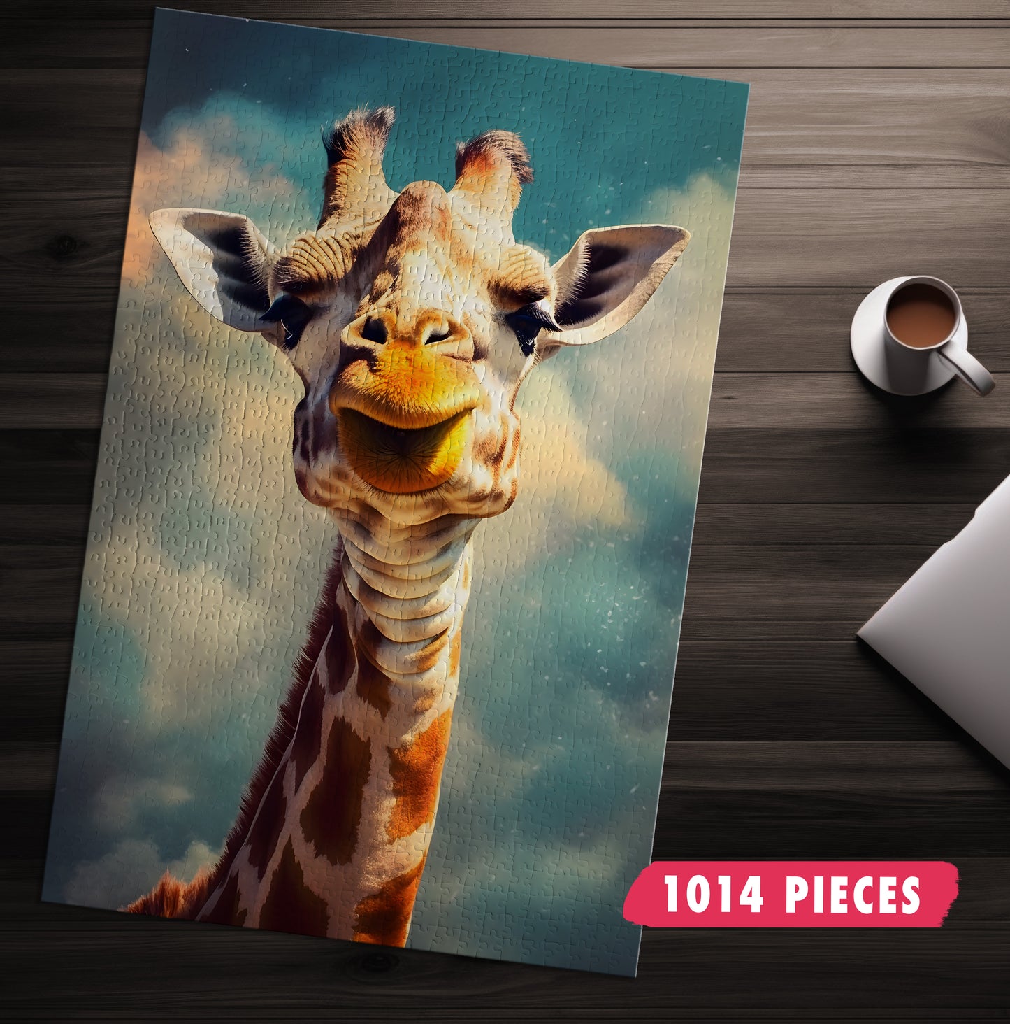 Happy Giraffe Jigsaw Puzzle