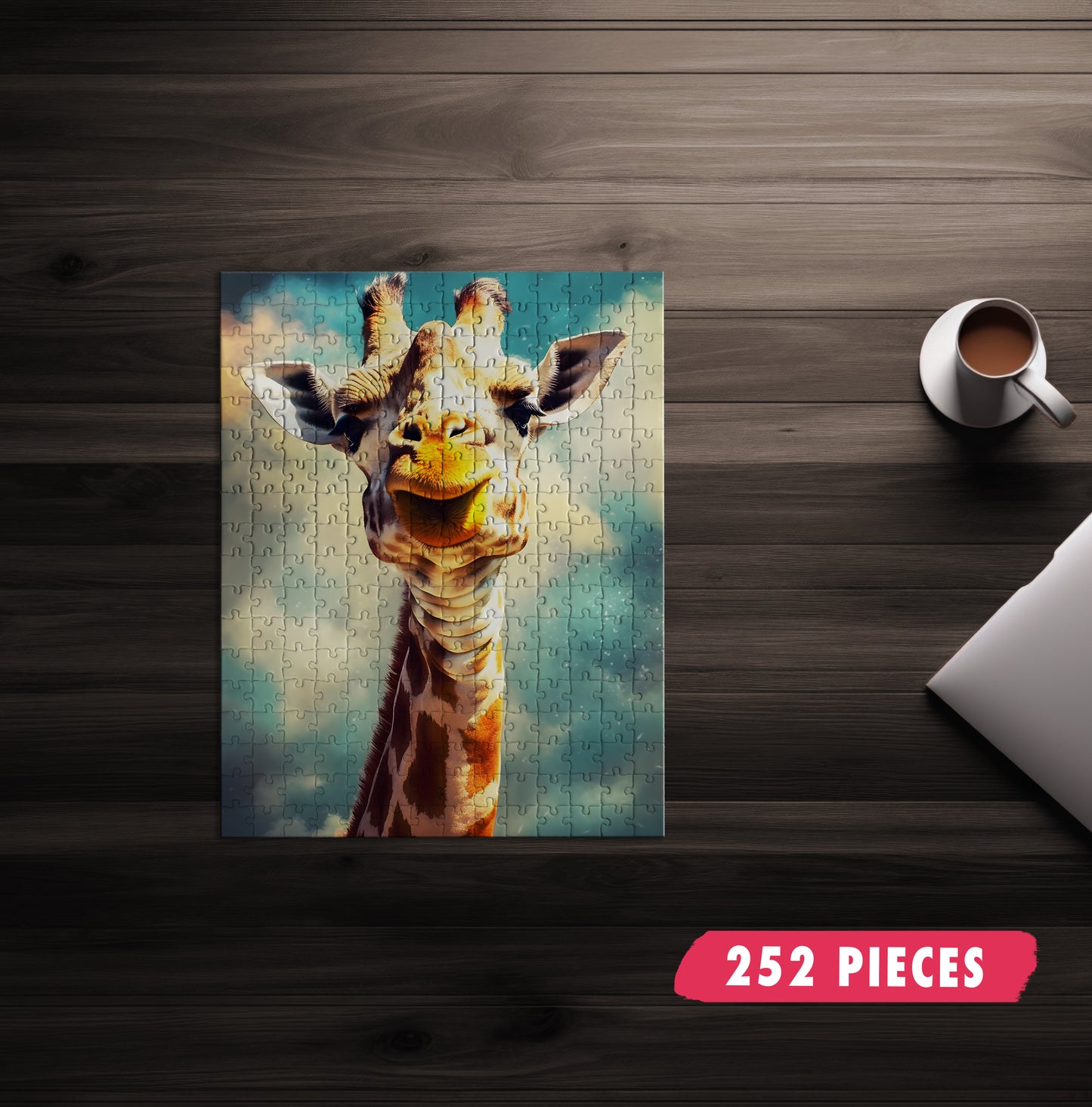 Happy Giraffe Jigsaw Puzzle