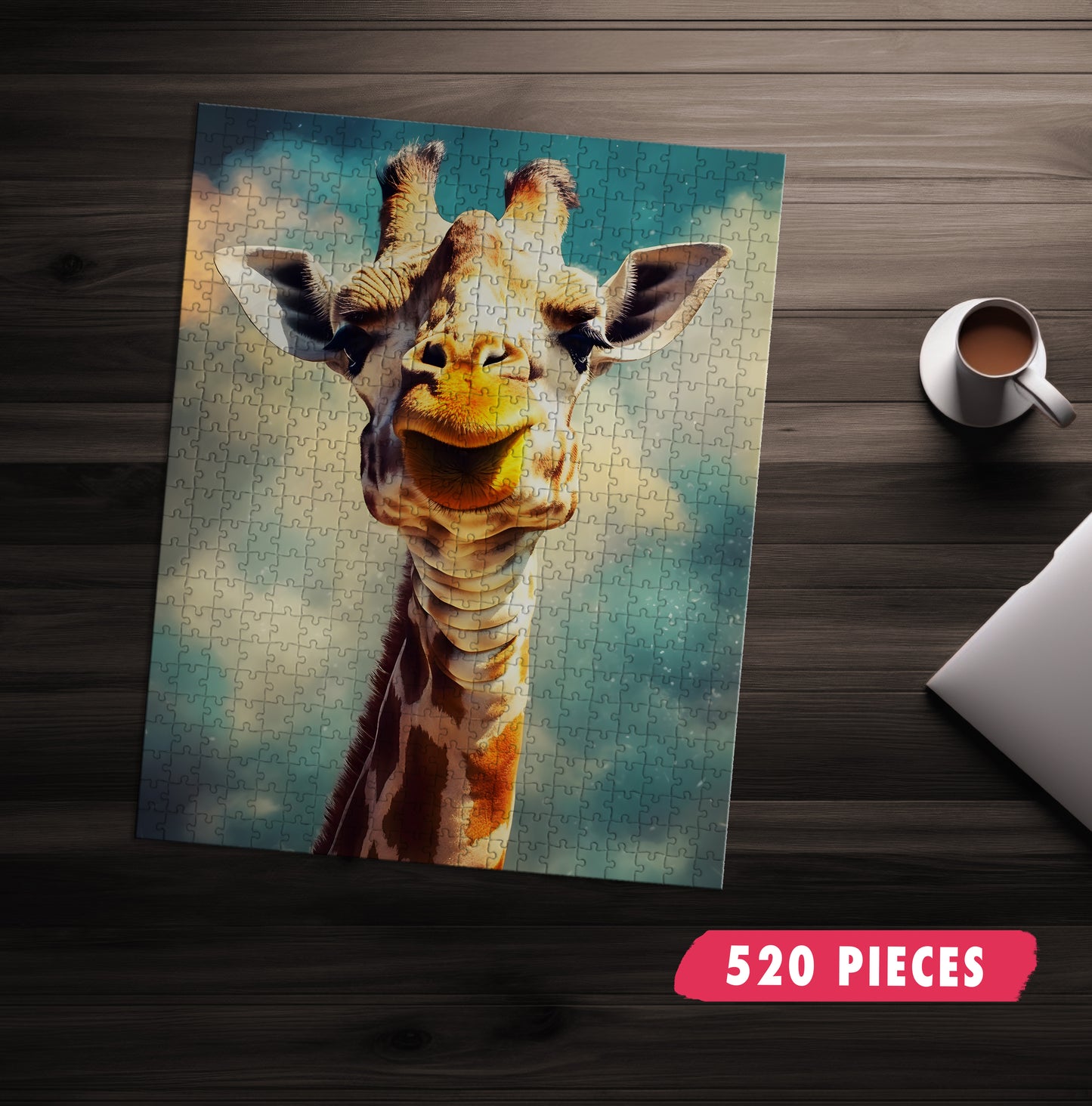 Happy Giraffe Jigsaw Puzzle