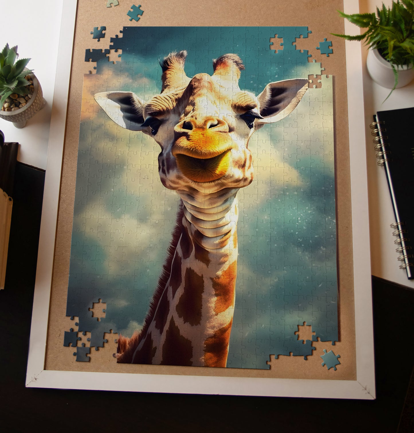 Happy Giraffe Jigsaw Puzzle