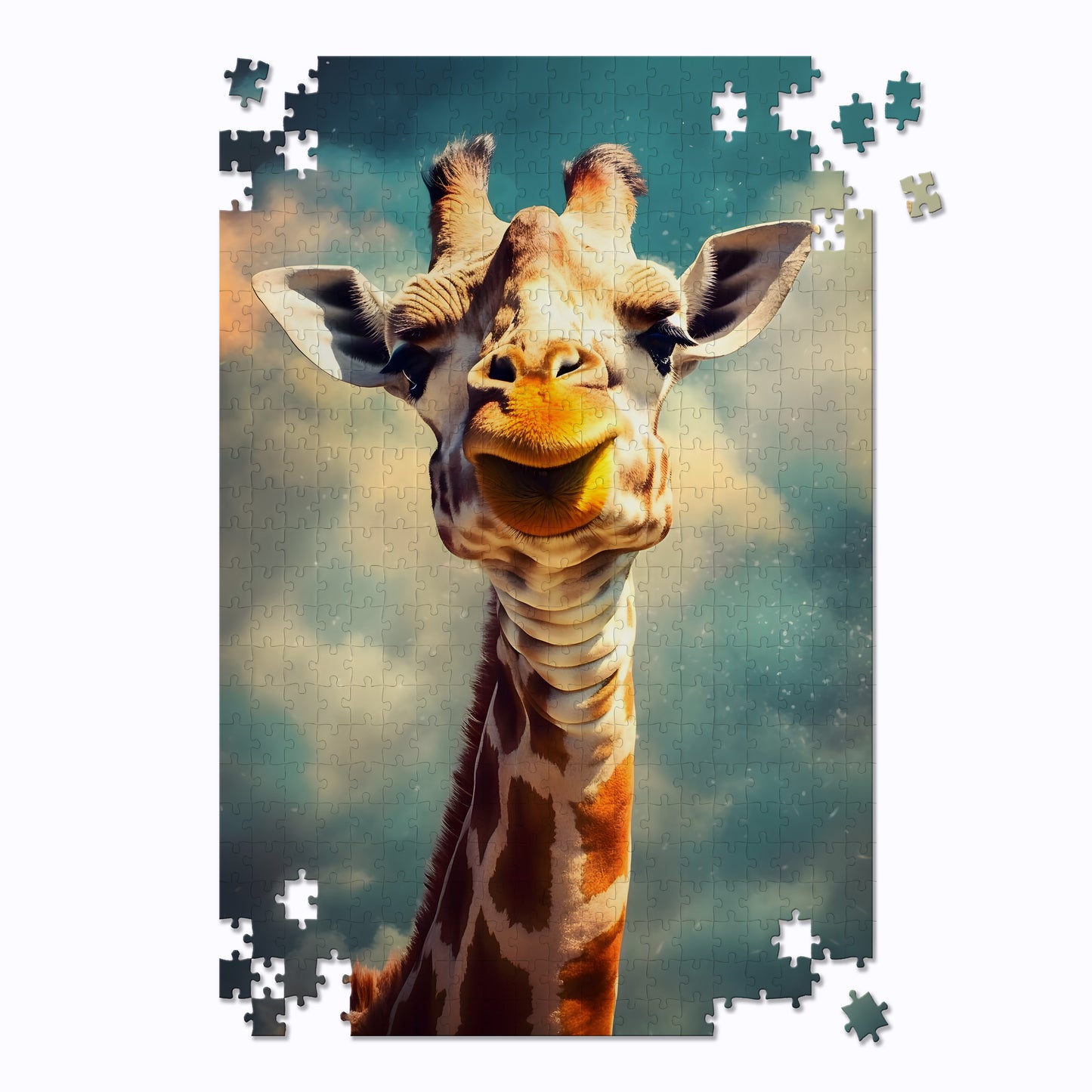 Happy Giraffe Jigsaw Puzzle