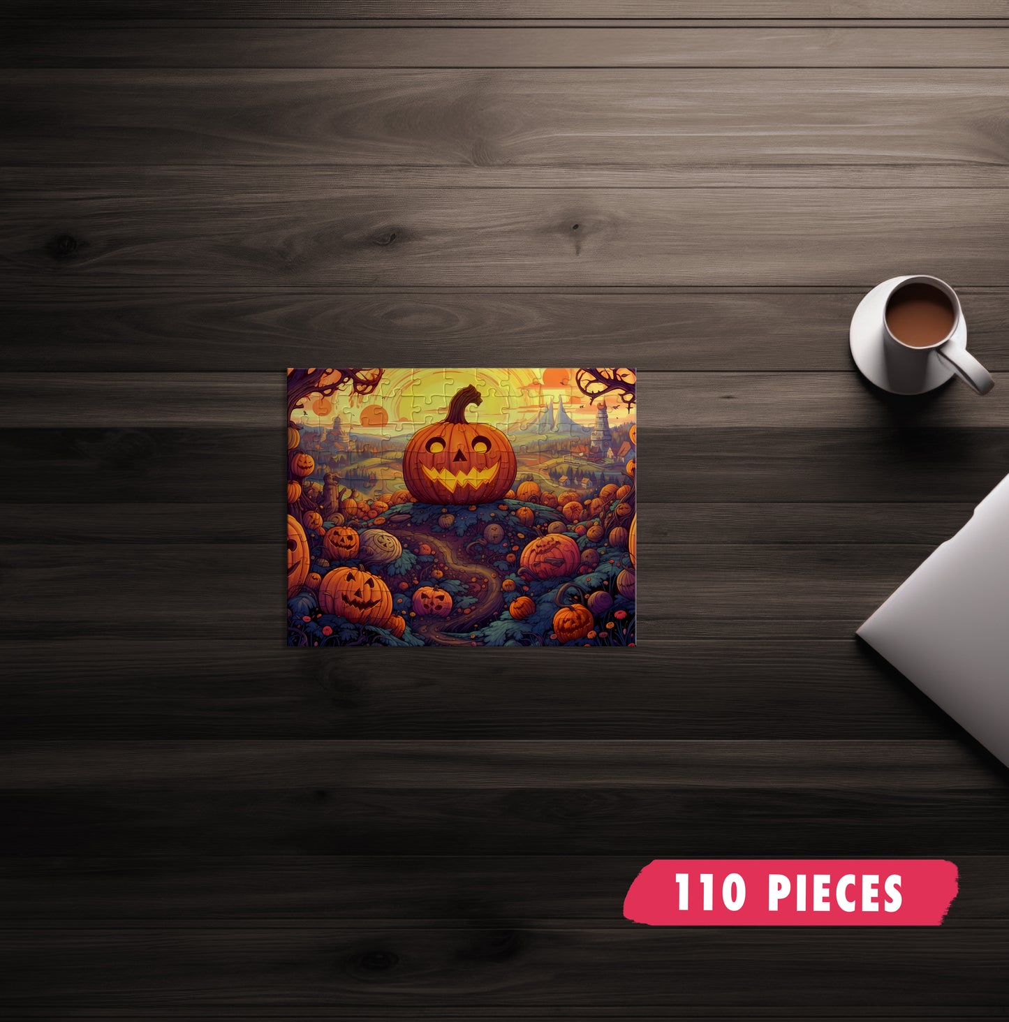 Happy Pumpkin Patch Jigsaw Puzzle