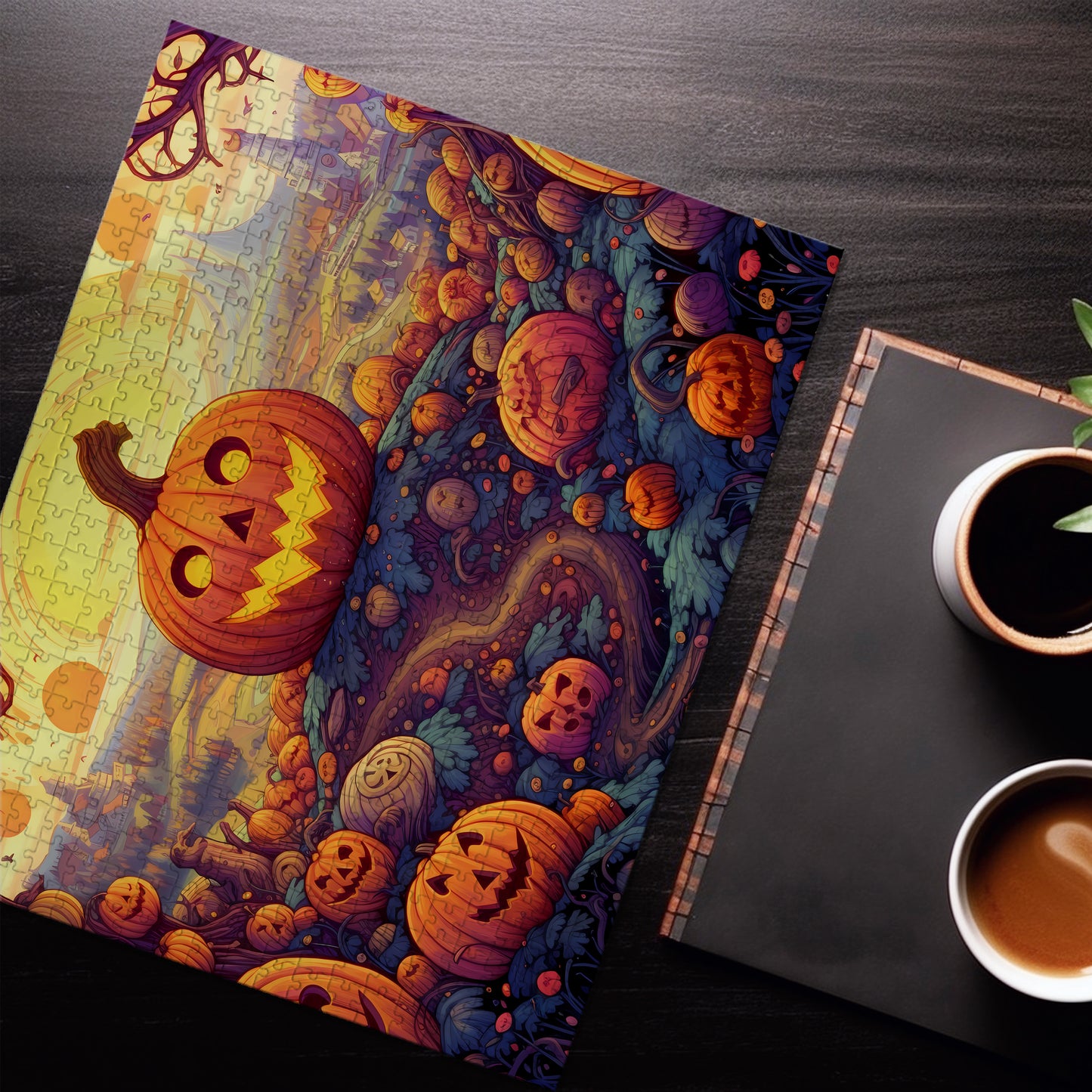 Happy Pumpkin Patch Jigsaw Puzzle