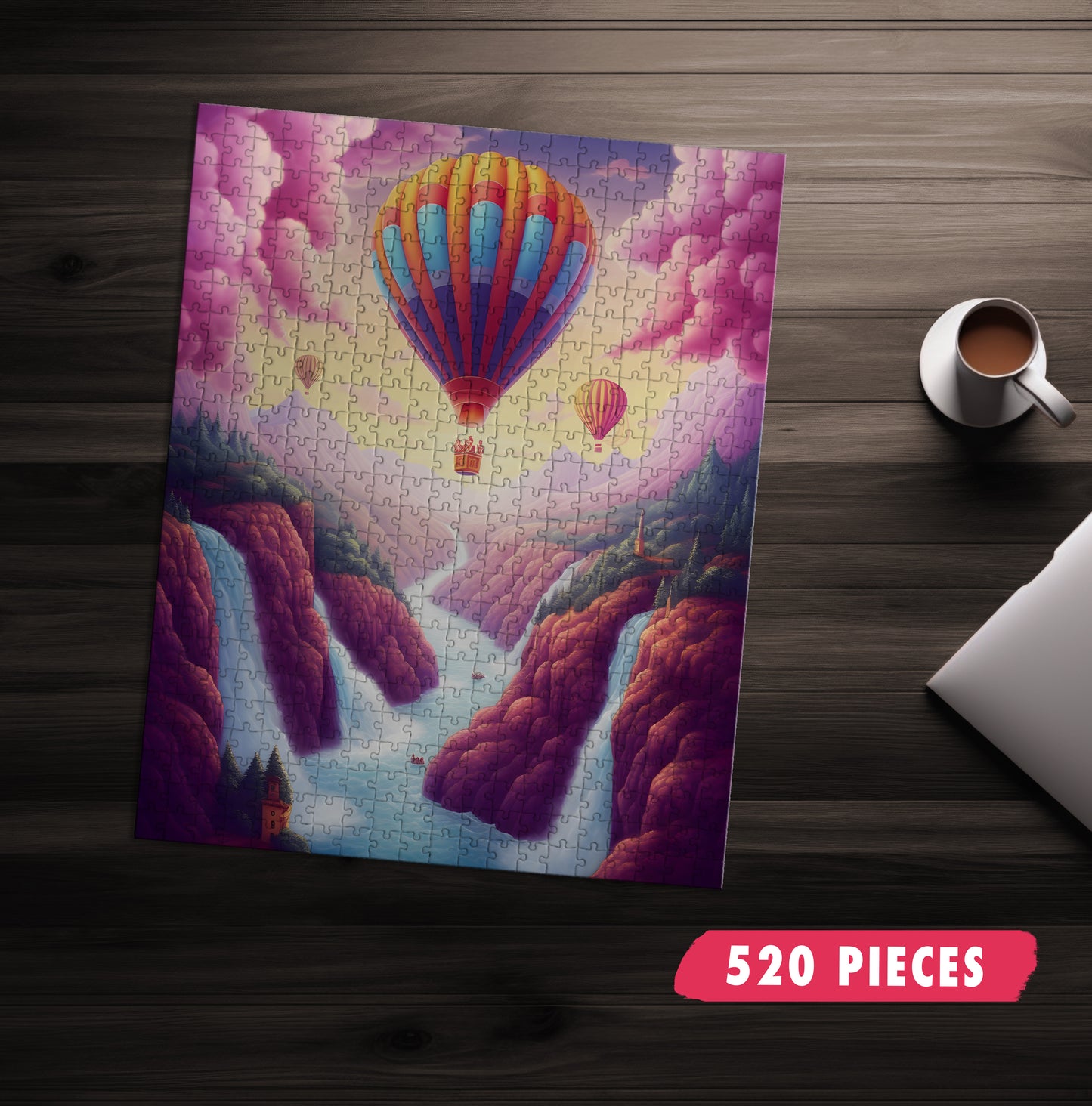 Hot Air Balloon Canyon Jigsaw Puzzle