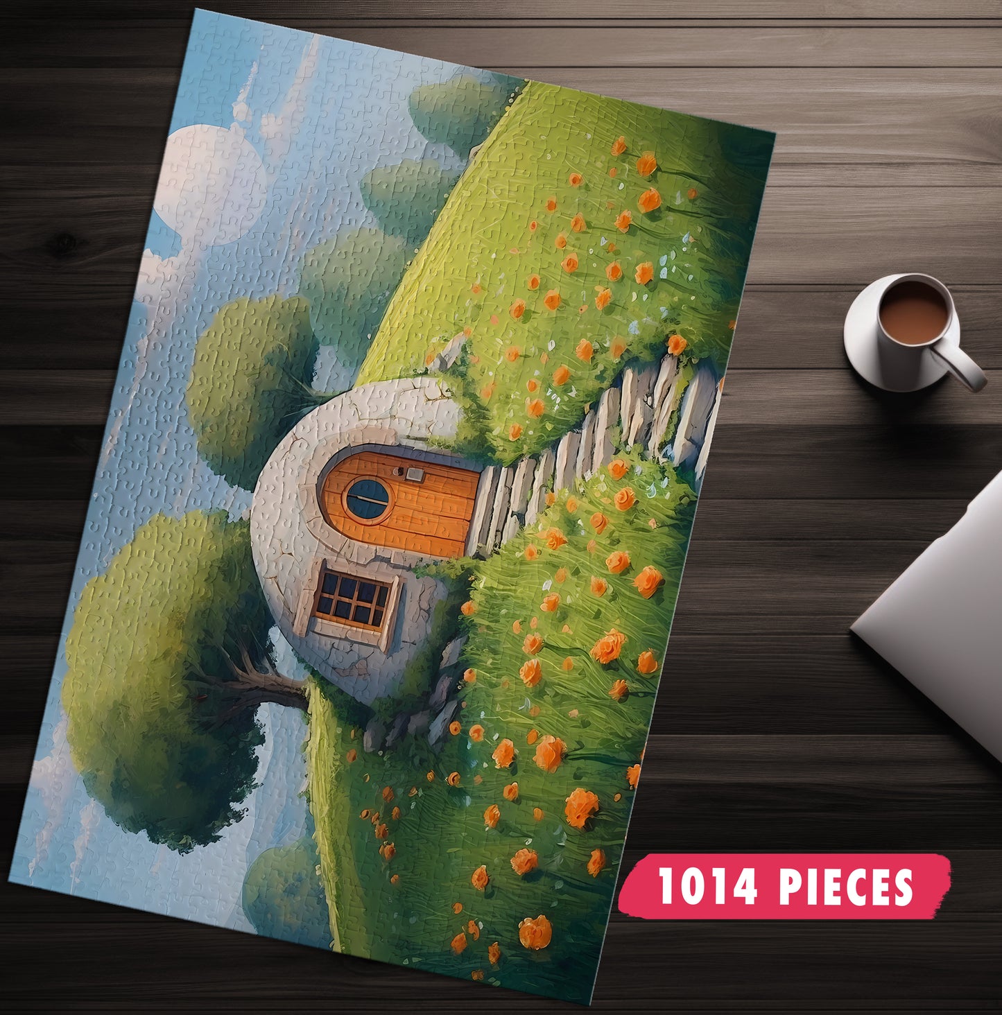 Whimsical Hill House Puzzle