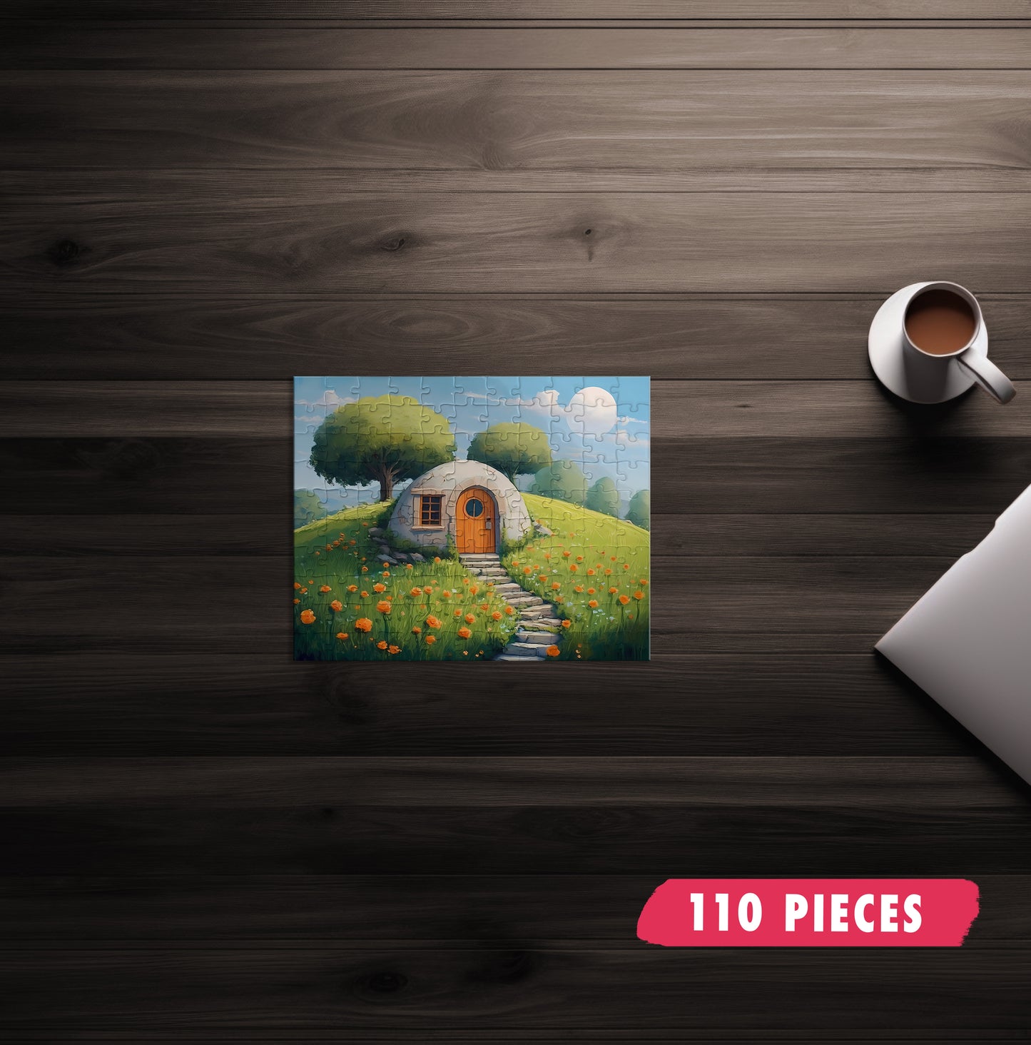 Whimsical Hill House Puzzle