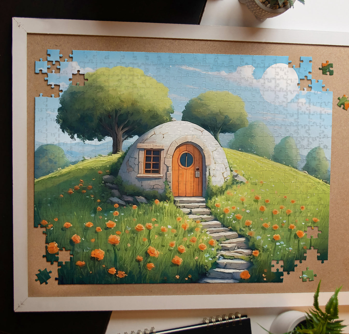 Whimsical Hill House Puzzle