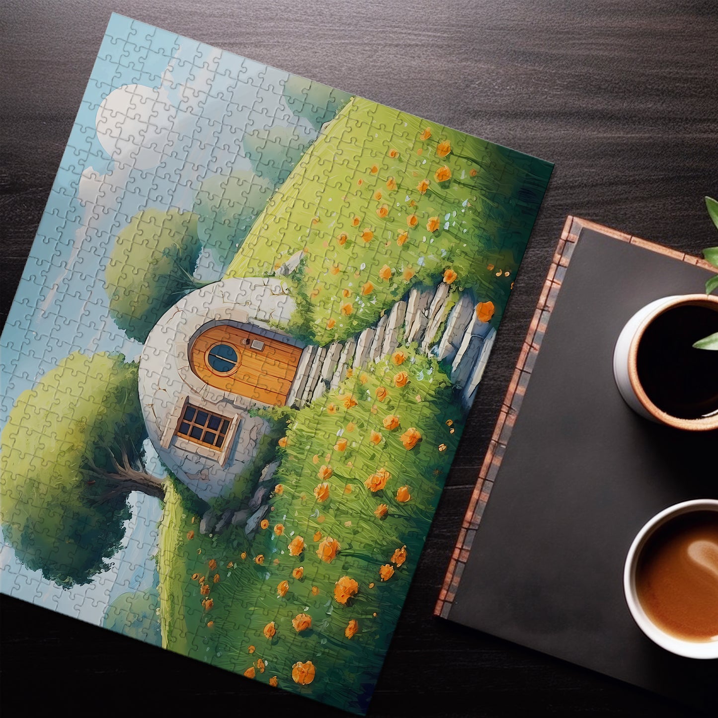 Whimsical Hill House Puzzle