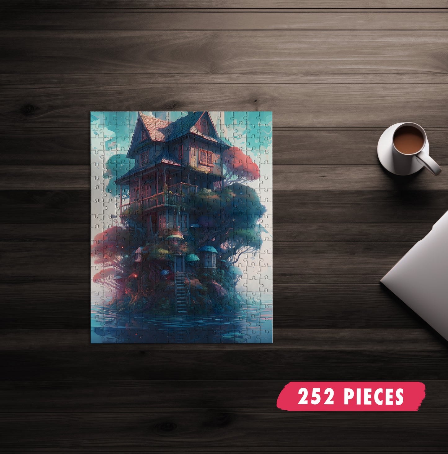 Wizard Lake House Jigsaw Puzzle