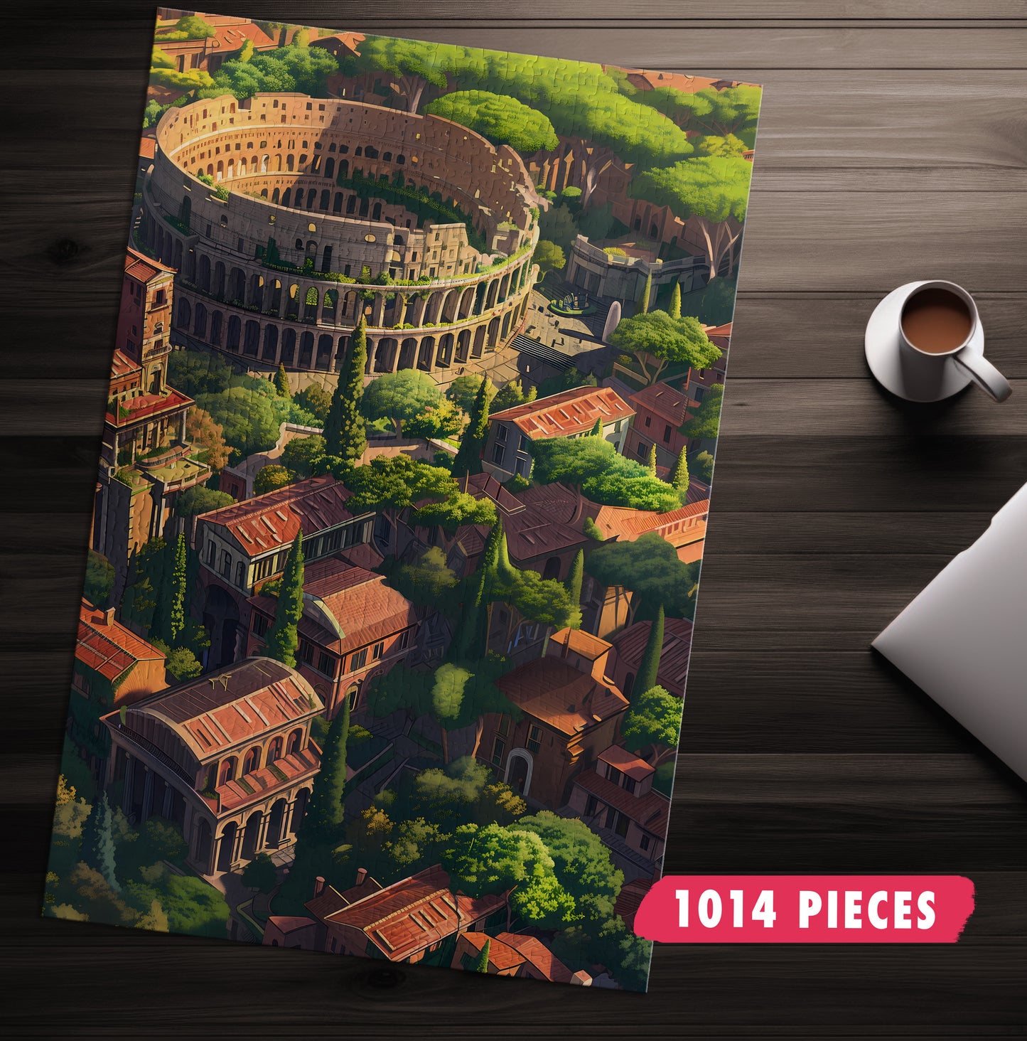 Vibrant Colosseum Jigsaw Puzzle
