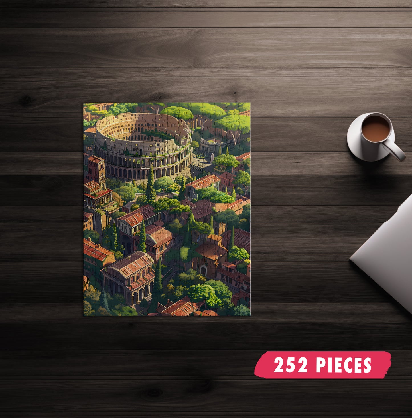 Vibrant Colosseum Jigsaw Puzzle