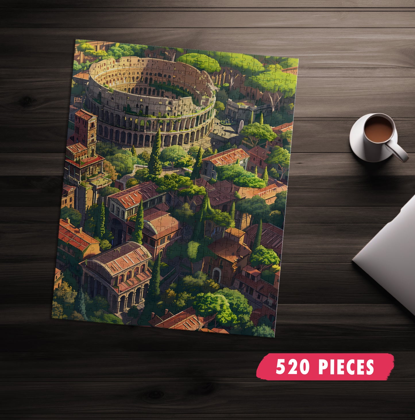 Vibrant Colosseum Jigsaw Puzzle
