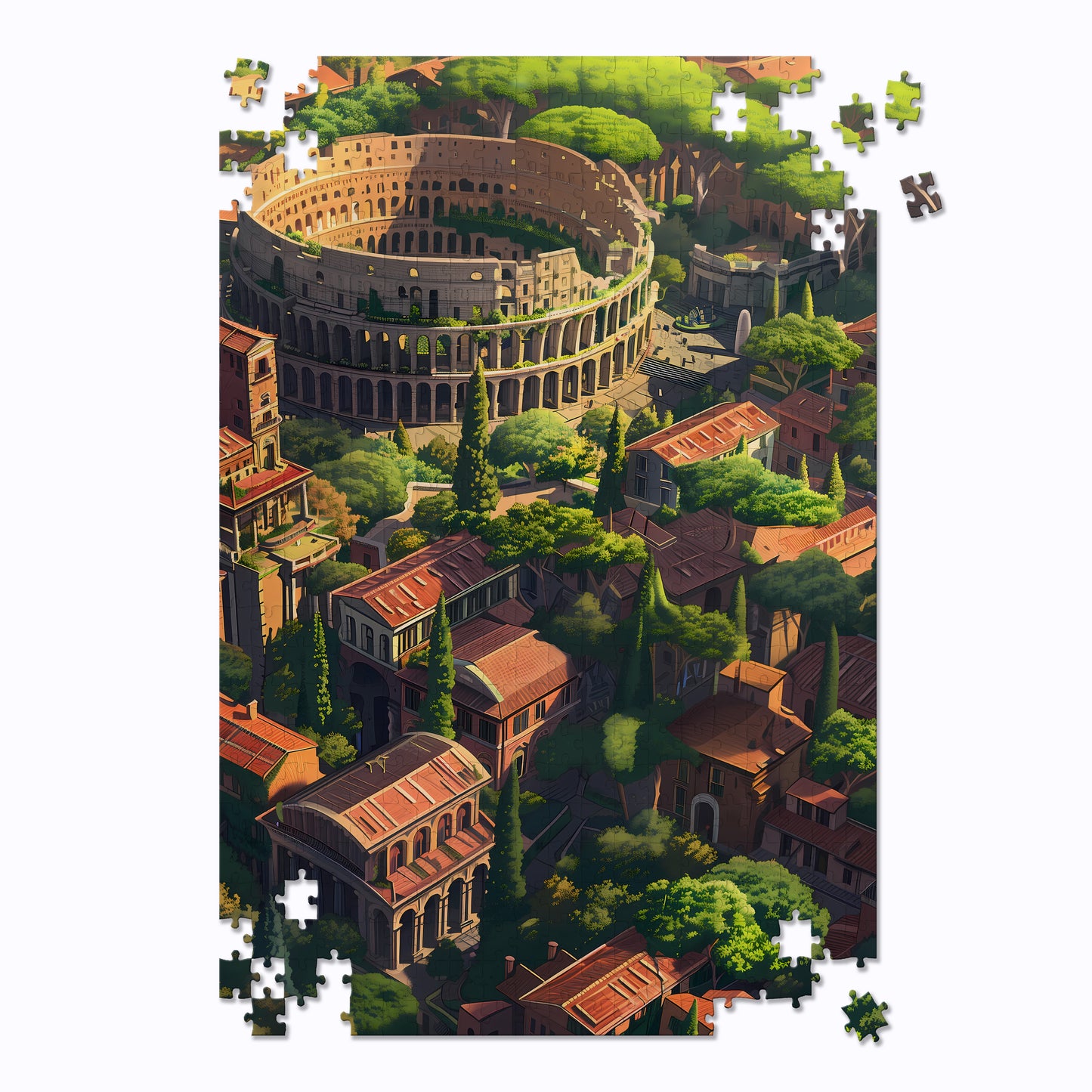 Vibrant Colosseum Jigsaw Puzzle