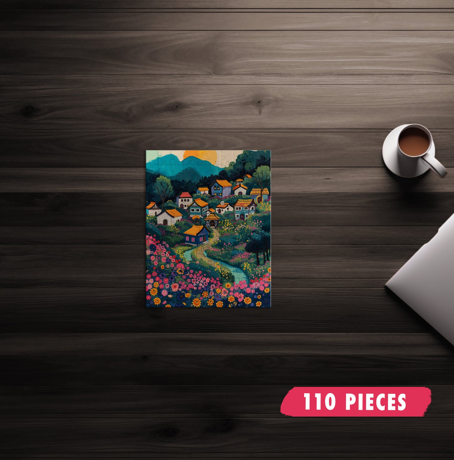 River Village Jigsaw Puzzle