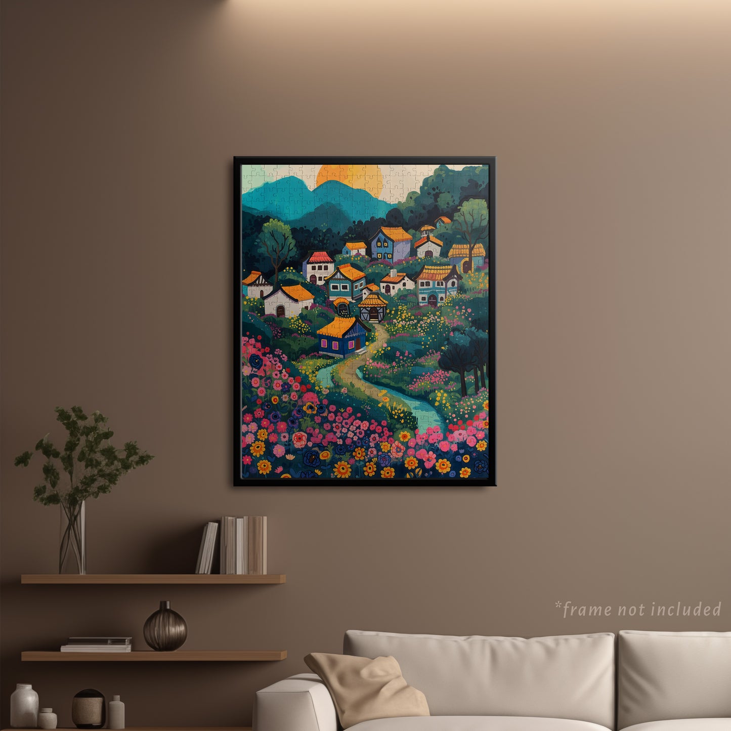 River Village Jigsaw Puzzle