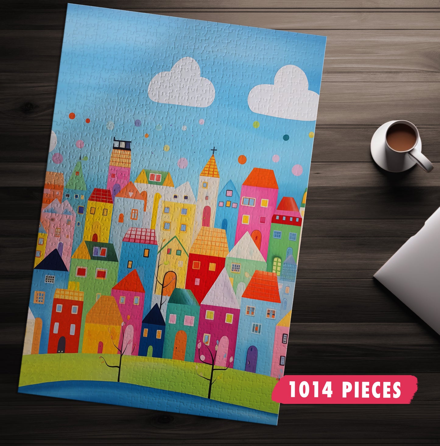 Whimsical Town Jigsaw Puzzle