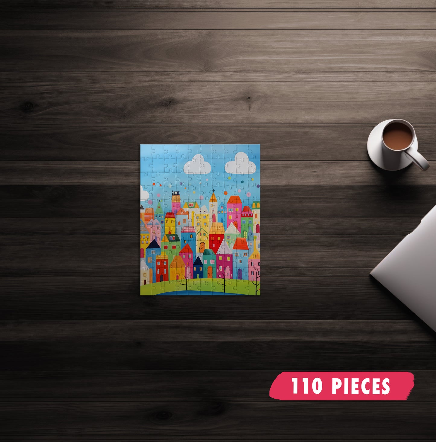 Whimsical Town Jigsaw Puzzle