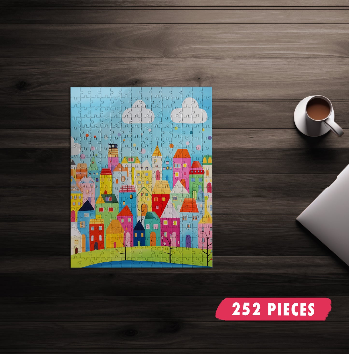 Whimsical Town Jigsaw Puzzle