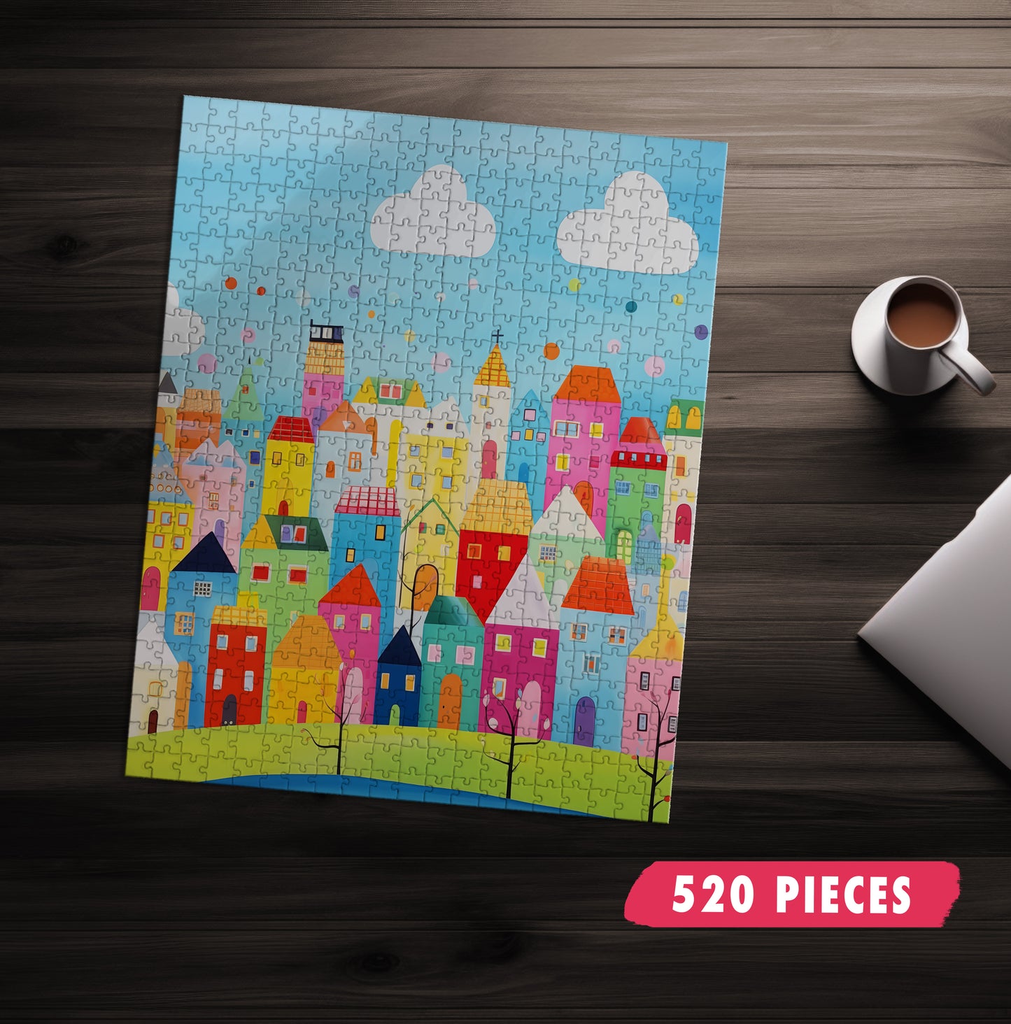 Whimsical Town Jigsaw Puzzle