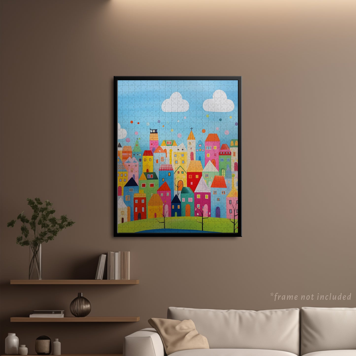 Whimsical Town Jigsaw Puzzle