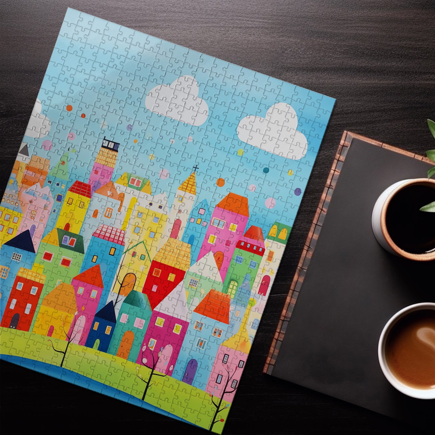 Whimsical Town Jigsaw Puzzle