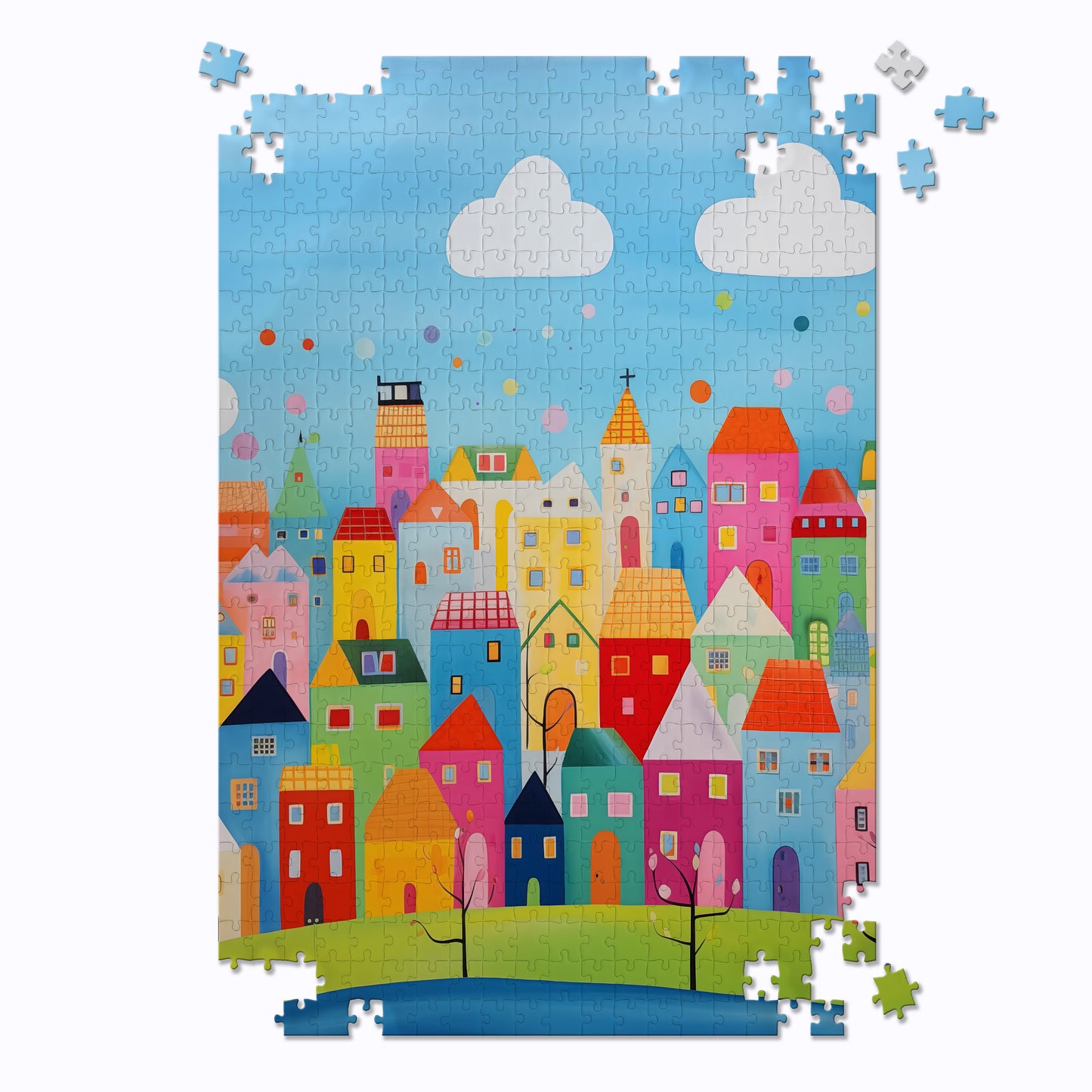 Whimsical Town Jigsaw Puzzle