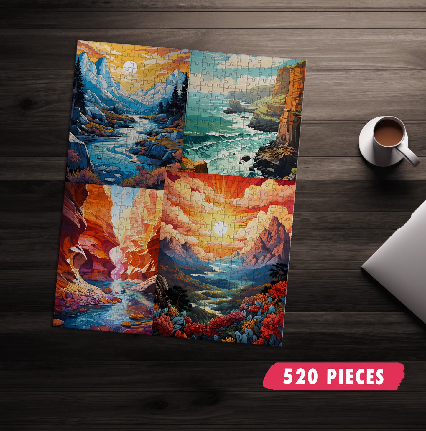 Landscape Mashup Jigsaw Puzzle