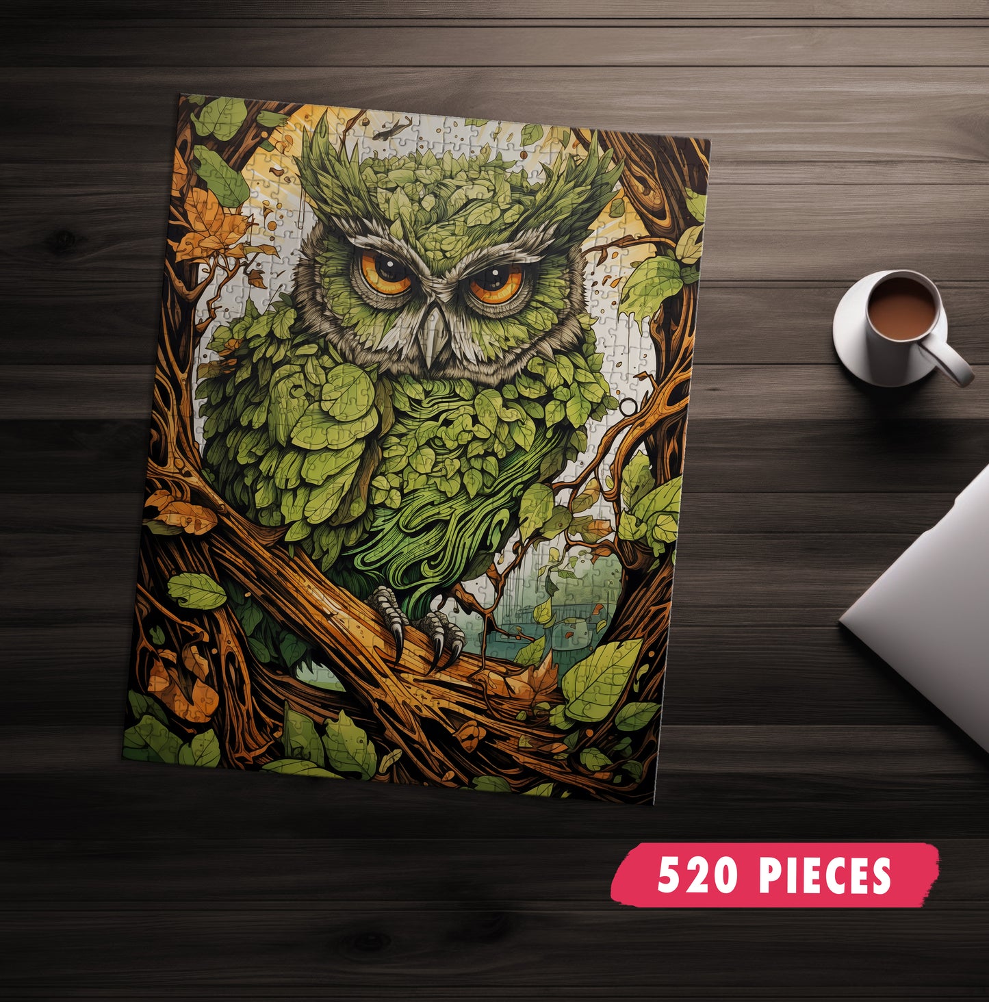 Earths Owl Jigsaw Puzzle