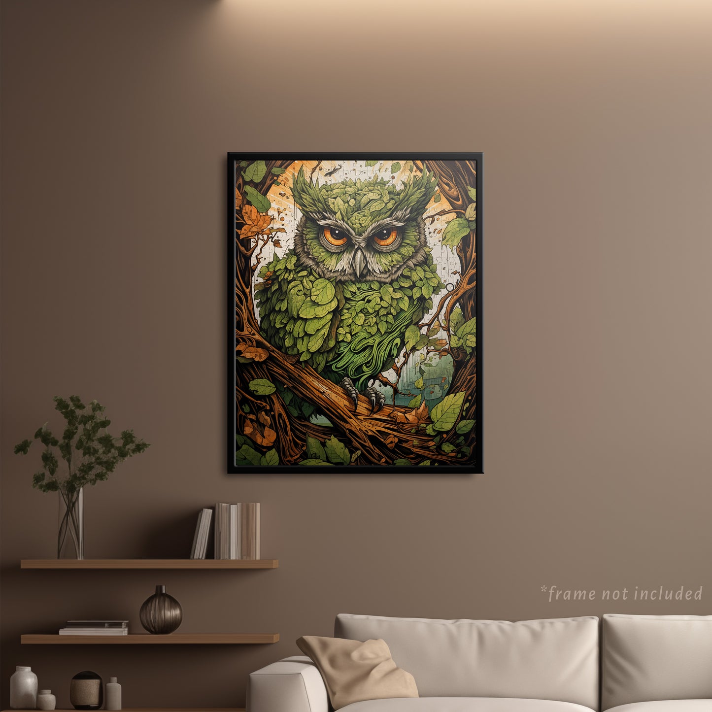 Earths Owl Jigsaw Puzzle