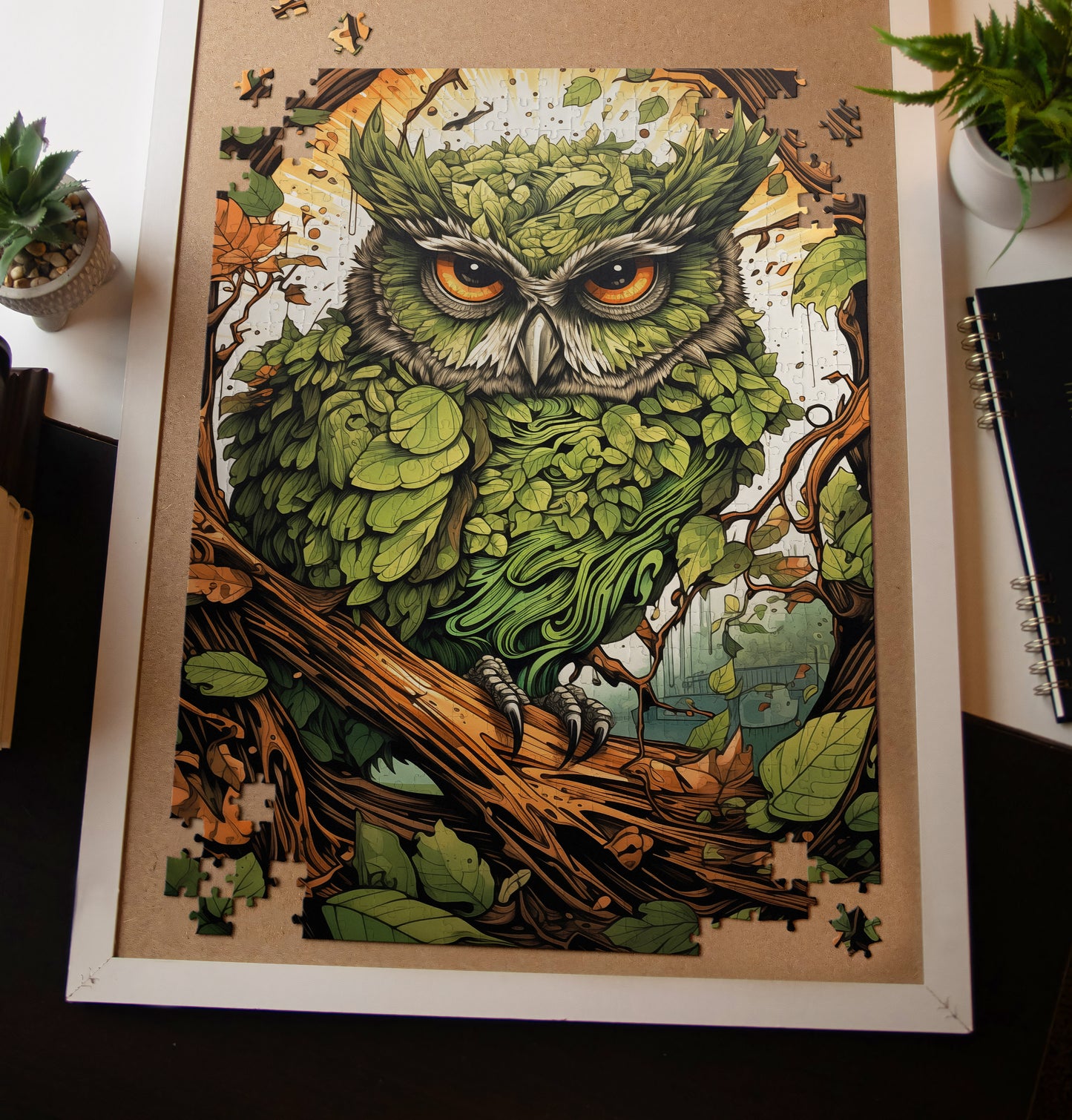 Earths Owl Jigsaw Puzzle