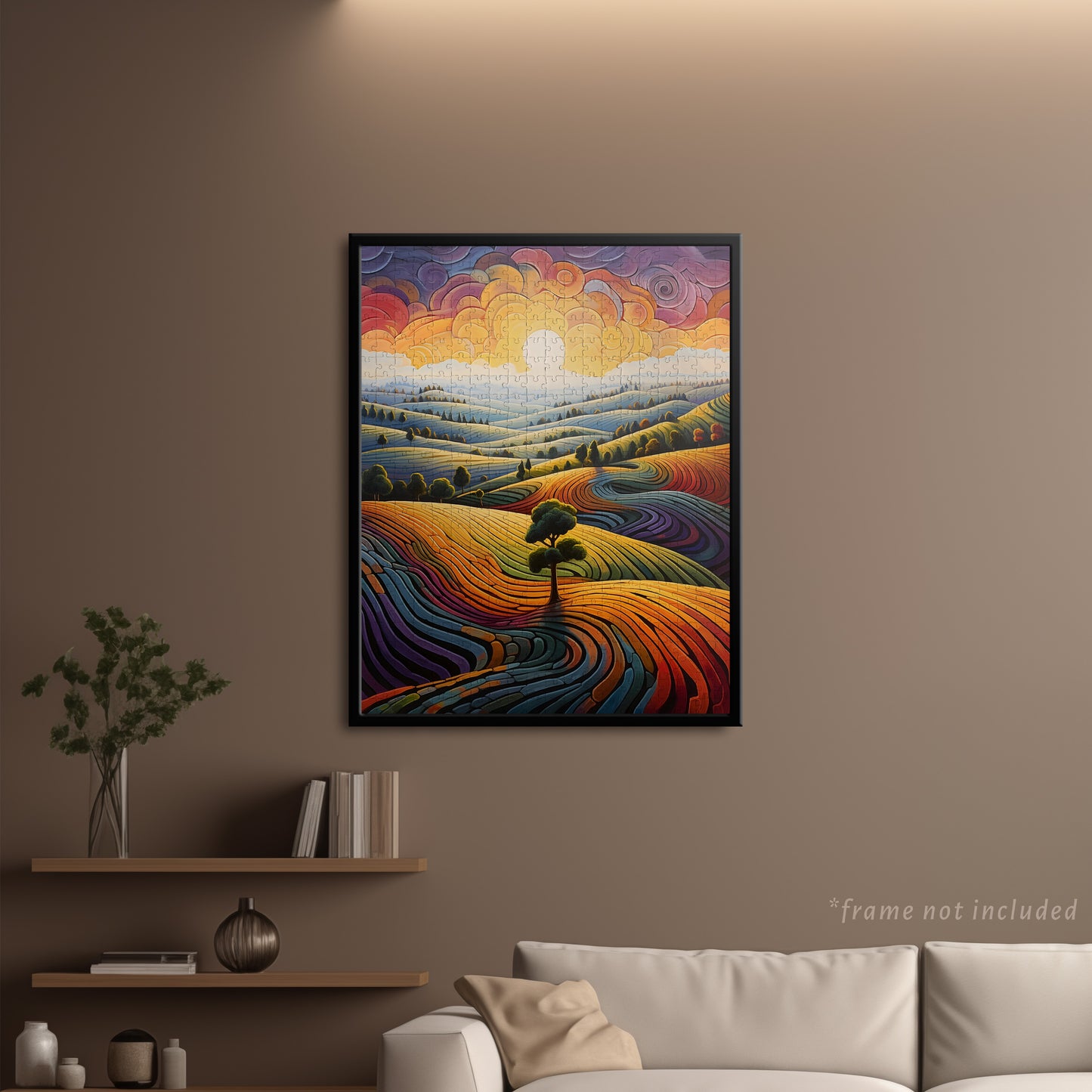 Rainbow Landscape Jigsaw Puzzle