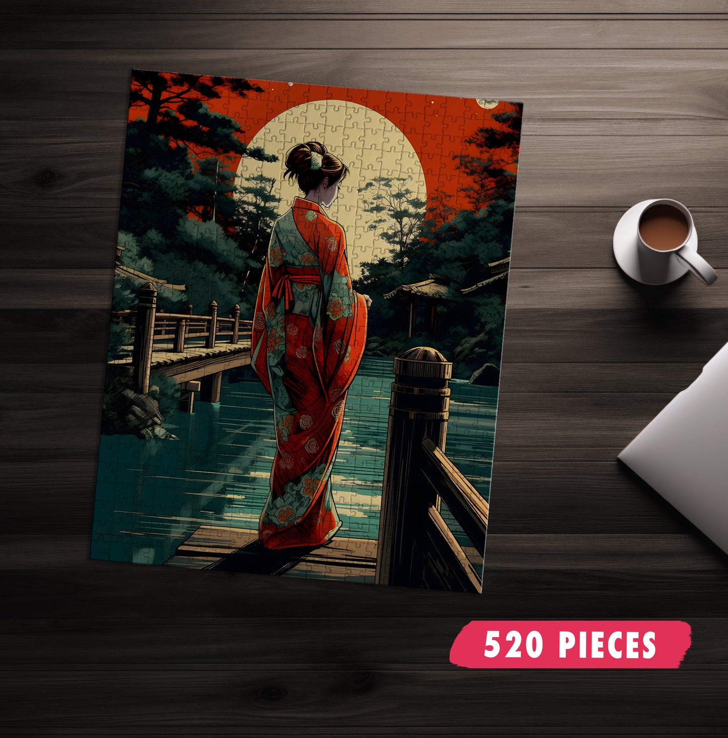 Tranquil Moon Tarot Card Jigsaw Puzzle