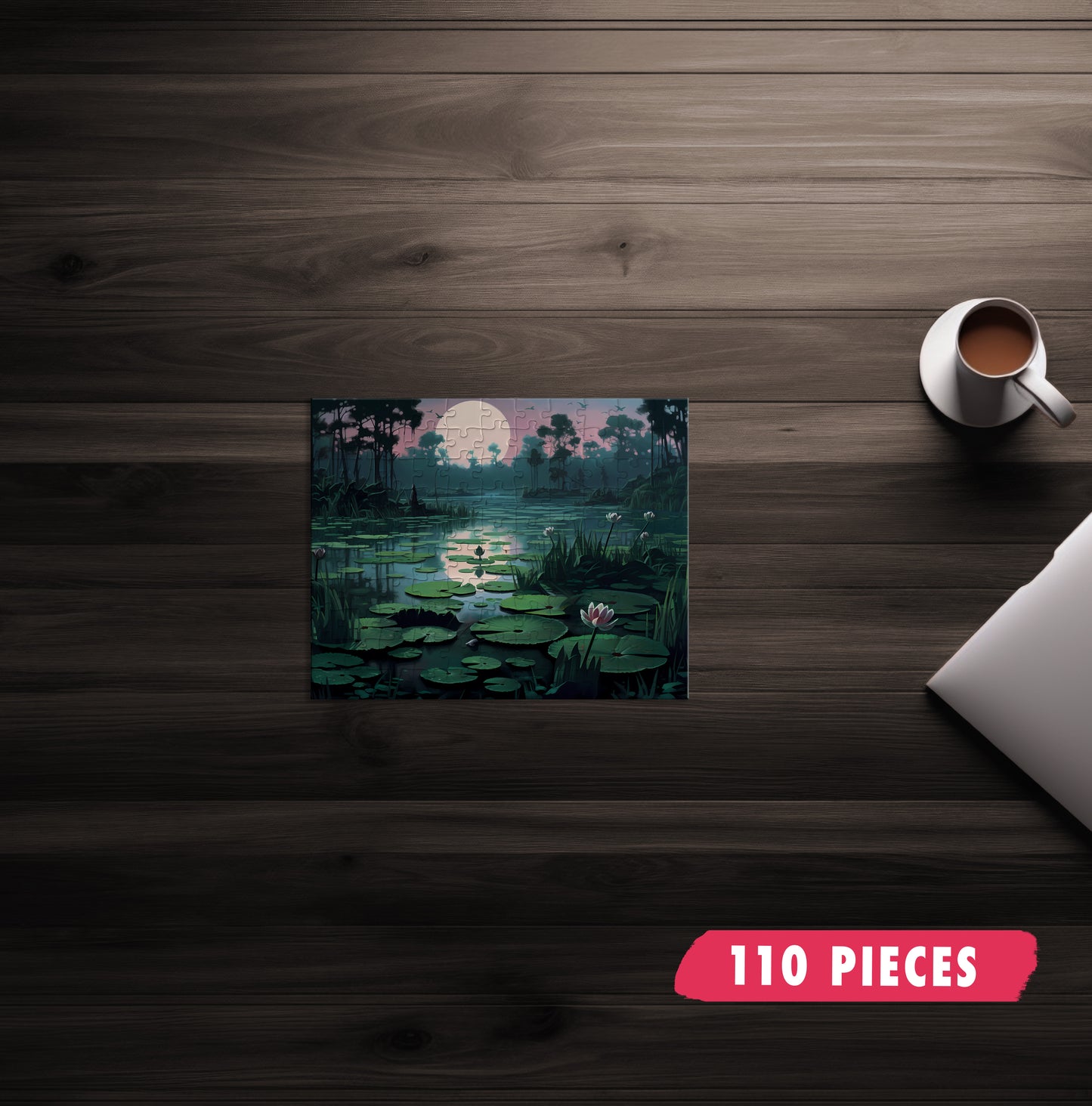 Moonlit Swamp Jigsaw Puzzle