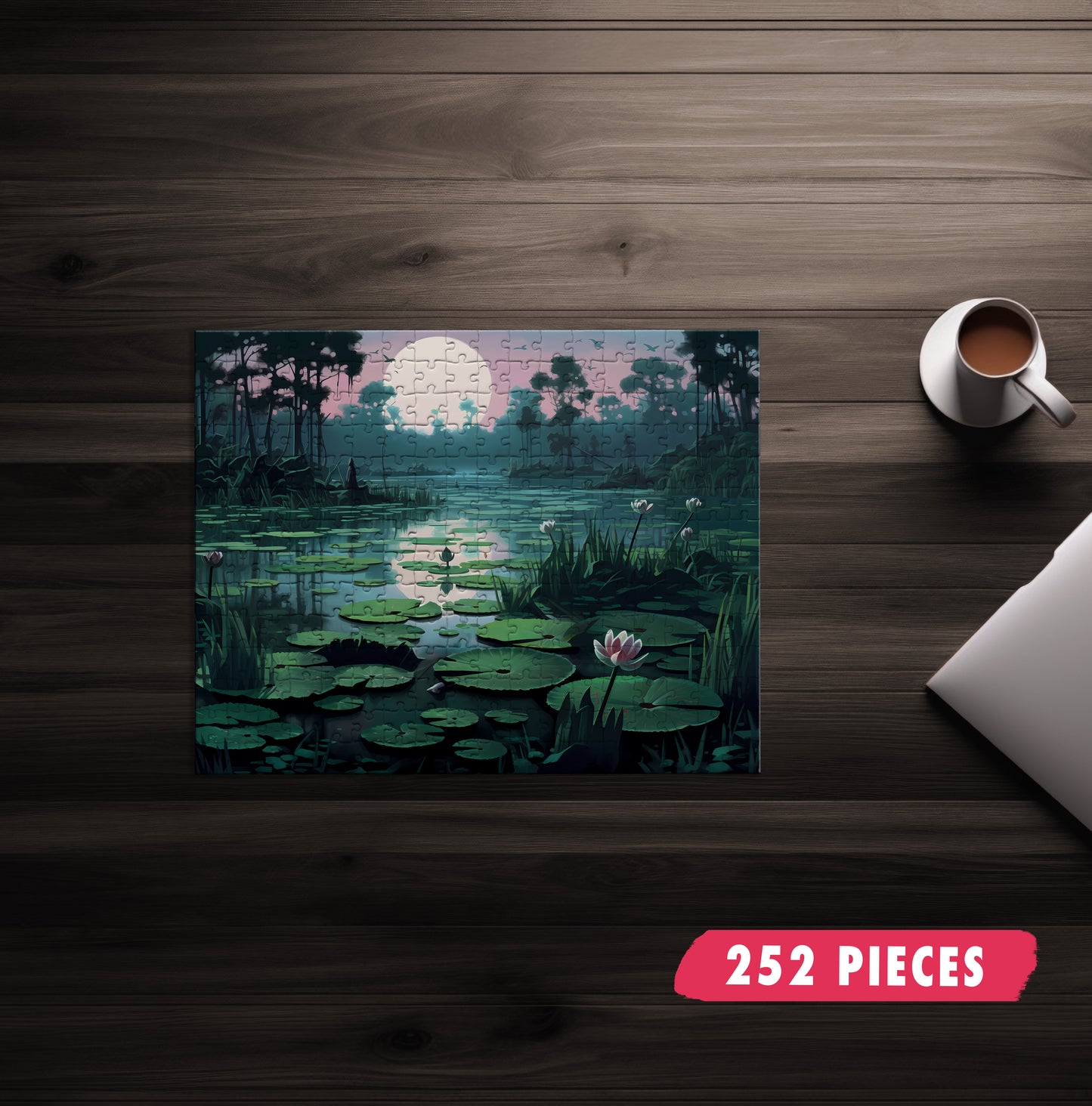 Moonlit Swamp Jigsaw Puzzle
