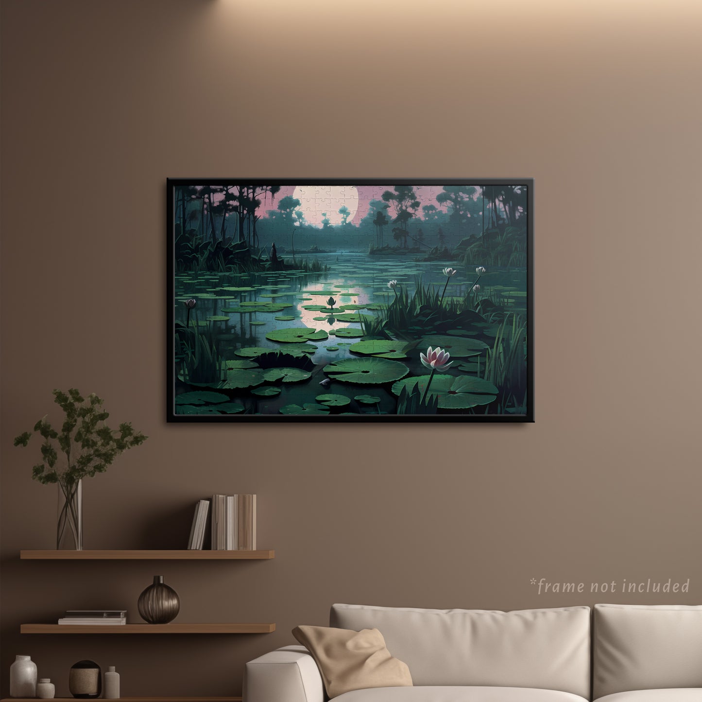 Moonlit Swamp Jigsaw Puzzle