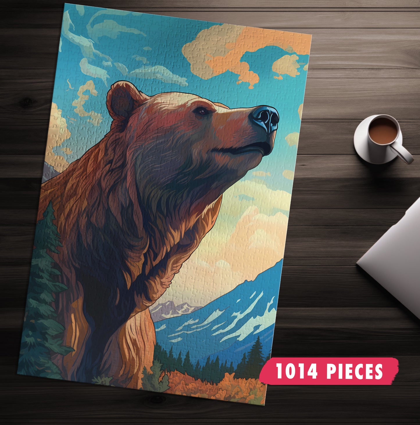 Mountain Bear Portrait Jigsaw Puzzle