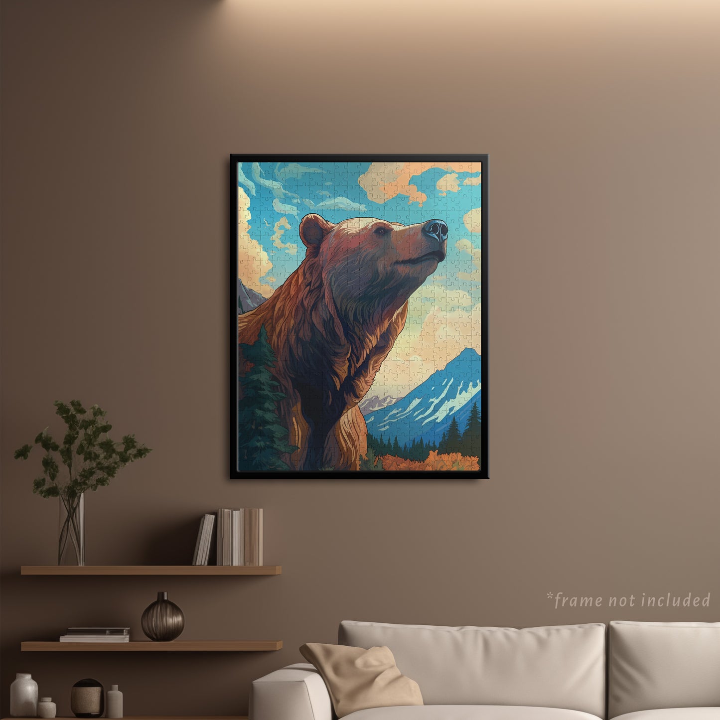 Mountain Bear Portrait Jigsaw Puzzle