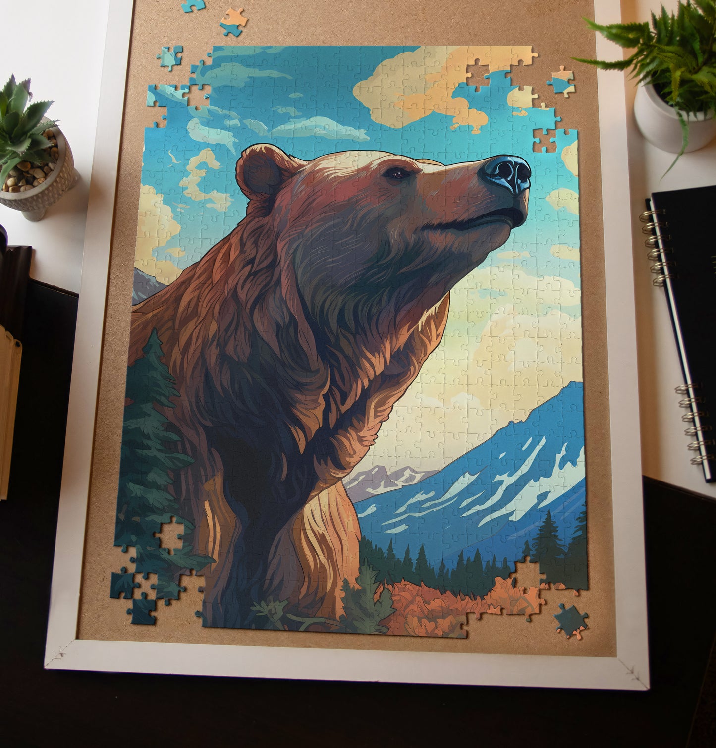 Mountain Bear Portrait Jigsaw Puzzle