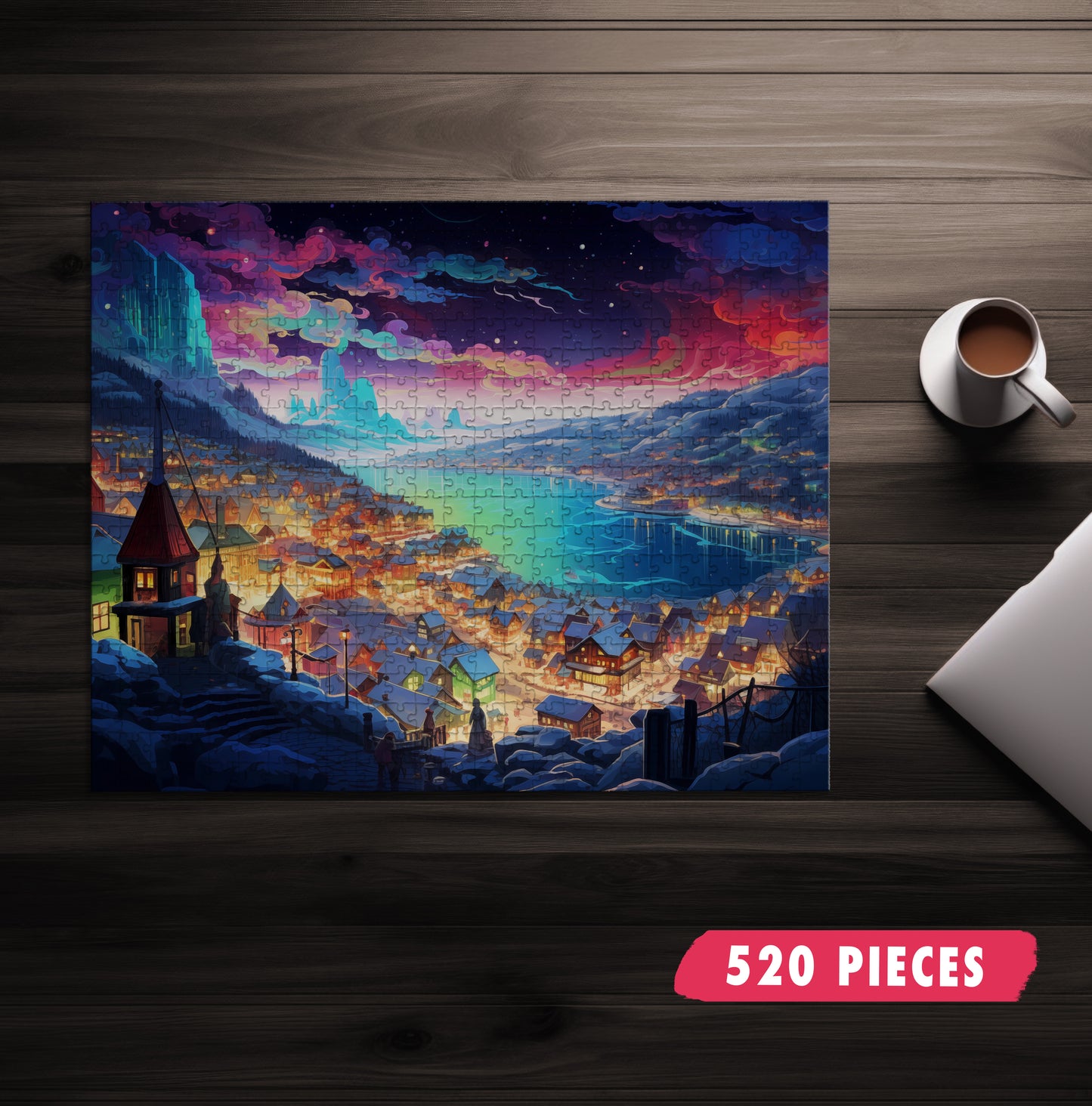 North Pole Village Jigsaw Puzzle