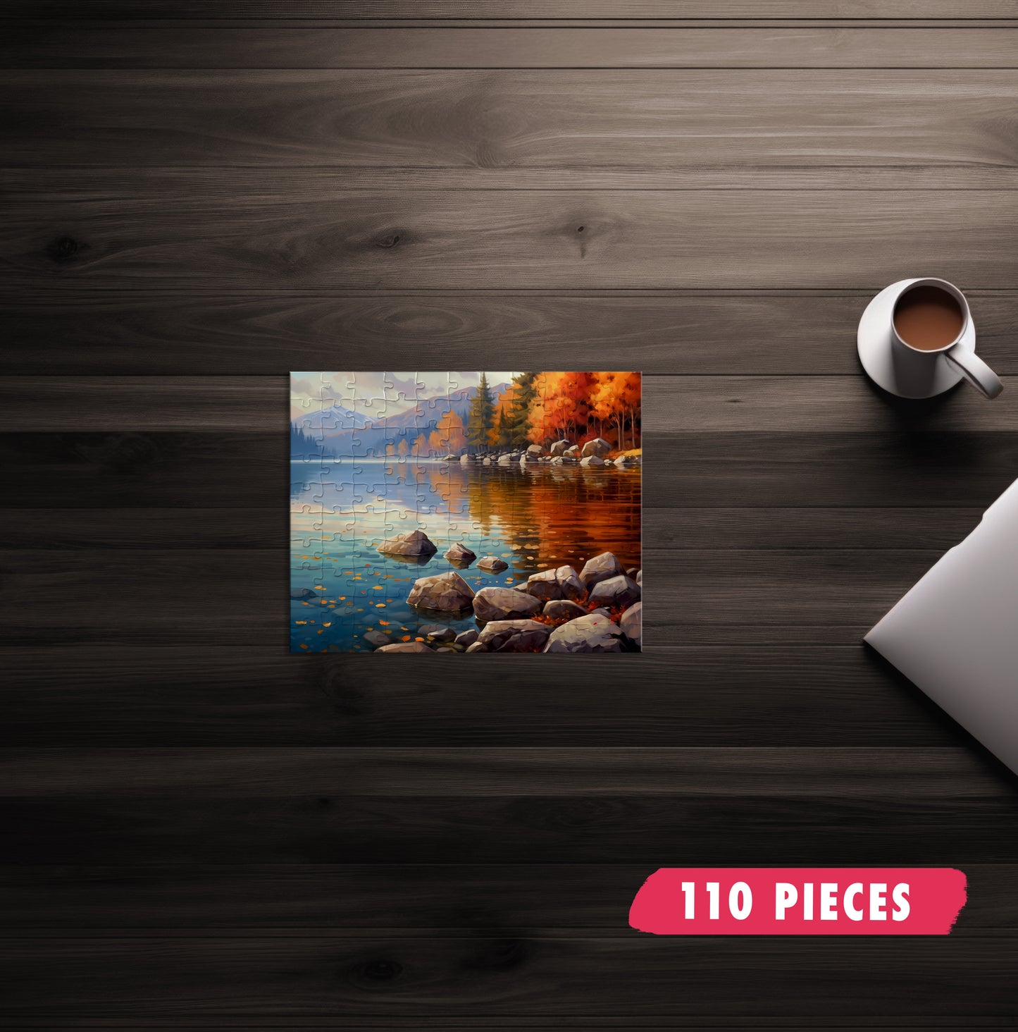 Peaceful Lake Jigsaw Puzzle